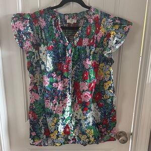 Entro Multicolor Floral Blouse